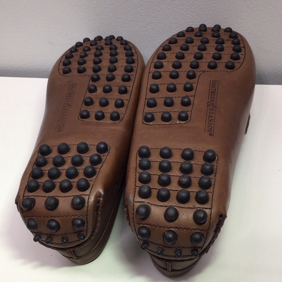 SMATHERS & BRANSON DRIVING MOCCASIN LOAFERS ALABAMA LOGO  10.5 M WORN ONCE LIKNU main image 9